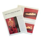 Vintage Rare Oriental Dolls History Article 6 Pages With Photos Japanese Chinese