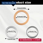 12pcs Transfer Case Crush Washer Gasket Kit For Toyota Lexus Scion Set  4runner 