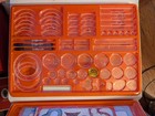 Kahootz Super Spirograph 50th Anniversary Design Set Complete 75  Pcs Die Cast