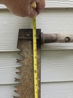 Antique Original 2 Man Lumber Jack 2 Man 66  Cross Cut Saw Wood Handles Free Shi