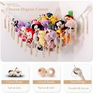 Stuffed Animal Hammock Corner Hanging Net With Wooden Beads Good Decor 