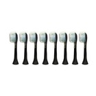 8x Philips Diamondclean Adaptiveclean Replacement Brush Heads   Black   W o Box