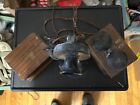 Western Electric Antique Candle Stick Telephone With Dial   Network   Bells