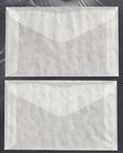 100 Quality Small Stamp Glassine Envelopes  4 1 2 - 5 1 16 X 3 1 8 Acid Free New