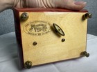 Vintage Wood Sorrento Italian Music Jewelry Trinket Box Floral Heart