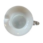 Rare Vintage Mid Century Modern Cased White Glass Pitcher Vase Handblown 6    36oz
