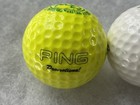 Lot Of 3 Vintage Ping Eye Golf Balls 