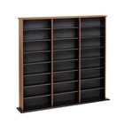 Multimedia Wall Storage Adjustable Shelves Cd Dvd Bluray Organizer Indoor New