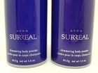 New Vintage Avon Surreal Shimmering Body Powder Lot Of 2 1 4 Oz 40 Discontinued