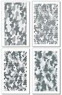 Mylar Camouflage Stencils Duck Rifle Gun Airbrush Spray Paint Mask Camo 8pk