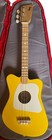 Loog Mini 3-string Acoustic Guitar Yellow Kids W  Padded Gig Bag   Loog Pick