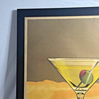 Martini Rossi Classic Martini Framed Poster 24  X36  - New Bar Advertising