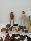 Huge Lot Of Vintage Marx Johnny West  Indian Horse Accessories 2 Dolls Look Read
