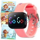Potty Training Watch For Kids V2     A Water Resistant Toilet Reminder Pink