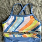 Wonder Nation Swimsuit Baby Girls Size 12 Months Blue Two Piece Swimwear