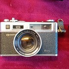 Yashica Electro 35 Gsn 35mm  Camera Silver W  45mm F 1 7 Lens Case Untested 