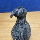 Antique Chinese Dynasty Bronze Ware Zun Statue Drinking Vessel