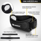 Cambivo 2 Pack Patella Knee Strap Brace Pain Relief Support