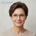 Eye Zoom 5 Pack Unisex Classic Metal Frame Reading Glasses With Spring Hinge