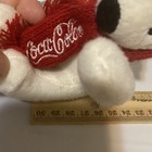 2017 Coca-cola Coke Mini White Polar Bear 4  Stuffed Plush Toy With Red Scarf