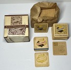 Vintage Falstaff Beer Lot Nos Napkin Box Coasters Bottle Can Salt Pepper Shakers