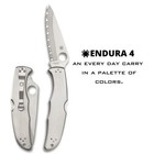Spyderco Endura 4 Stainless Serrated  Edge C10s New