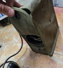 Vintage Wwii Era Military Us Army Field Phone Ee-8   Ts-9-e Handset  canvas Case
