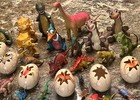 Land Before Time Dinosaur Rubber Hand Puppets Pizza Hut   1986 Brachiosaurus Lot