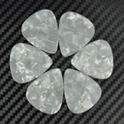Wholesale 1000pcs Medium 0 71mm Guitar Picks Plectrums Celluloid Pearl White