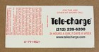 Ray Davies  jane Street Theatre Aug 25  2000  Rare Ticket Stub