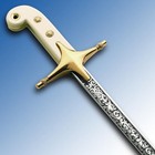 Usmc Us Marine Corps Officers Sword Saber With Scabbard Ol Collectible