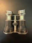 Vintage Le Jockey Club Paris Opera Glasses Binoculars Leather Case- France Works