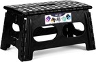 Versatile 15-inch Folding Step Stool  9-inch Height  Safe   Strong For All Ages
