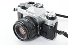 Canon Ae-1 Program 35mm Slr Film Camera Fd 50mm F1 8 Lens Japan Great Condition 