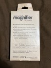 Vintage Bausch   Lomb 5x Pocket Magnifying Glass Magnifier Loupe Beige Case