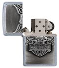 Zippo Harley Davidson Street Chrome Lighter With Emblem  20230  New In Box
