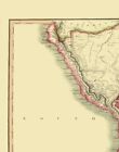 Historic Map - Chile Bolivia Argentina Peru - Thomson 1816 - 23 X 29