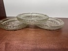 Vintage Large Heavy Glass Cigar Ashtray Wexford Crystal Elegant Man Cave Set 3  