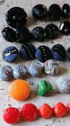 Antique Vintage Lot Of 35 Diminutive Tiny Buttons Mixed Sets Glass Ceramic