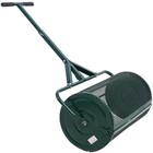24  Peat Moss   Compost Spreader Roller Metal Mesh W t Handle For Lawn Garden