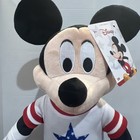 Disney 24 In Tall 4th Of July Patriotic Mickey Mouse Greeter Nwt