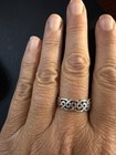 New Vintage Celtic Knotwork Sterling Silver Band 925  Ring Size 11 5