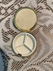 Vintage 70s Cameo Courting Couple Hinged Trinket Pill Box 