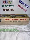 Vintage Tin Toy Machine Gun China Metal Battery Antique 1970s Tn Rare New In Box