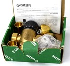 Caleffi 521519ac Mixing Valve With Temp Gauge 3 4  Swt With Check Valve
