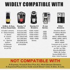 6 Pack Reusable Refillable Single K-cups Coffee Filter Pod System Fit Keurig 2 0