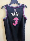 Nike Nba Miami Heat Dwayne Wade Vice City Edition Basketball Jersey Size Small