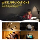 Usb Rechargeable Led Book Light Flexible Clip On Reading Lamp Bed Travel Us