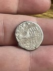 Roman Republic M  Carbo Silver Denarius 122 Bc Ancient Old Coin Rome Mint