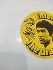 Enter The Dragon Original 1973 Bruce Lee Movie Promo Cinema Theater Sticker Rare